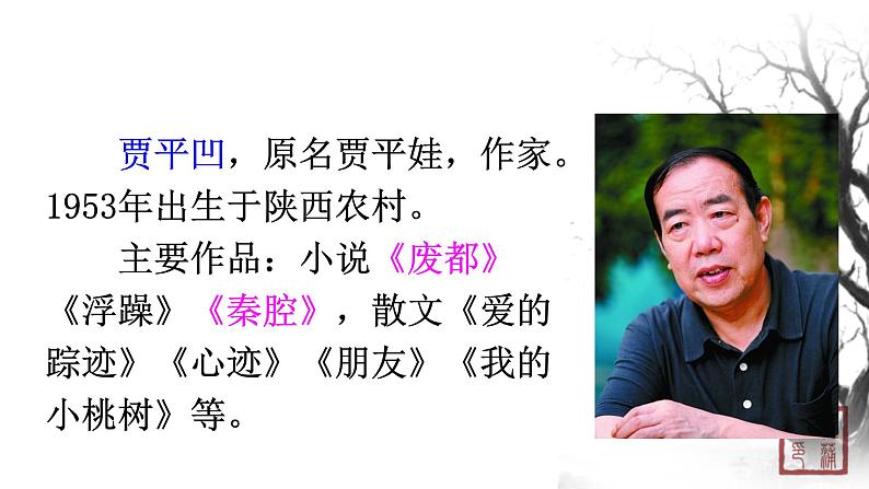 第五单元 18一棵小桃树 课件 初中语文人教部编版（五四制）七年级下册（2022年）04