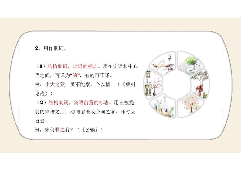 2022年中考语文精准点击 -文言文阅读之常见虚词  (上)课件PPT06