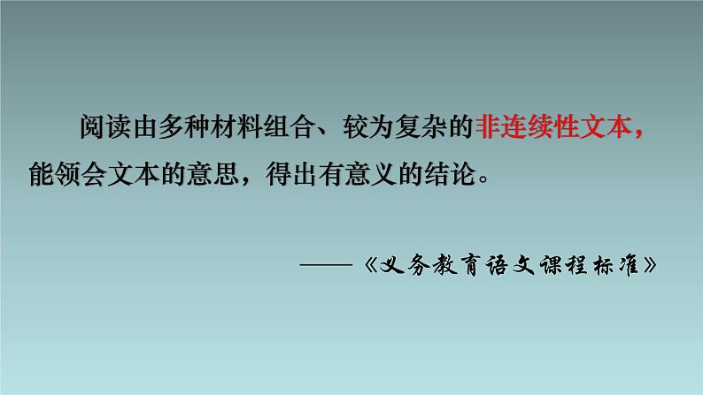 非连续文本阅读指导课件2022年中考语文二轮复习第2页