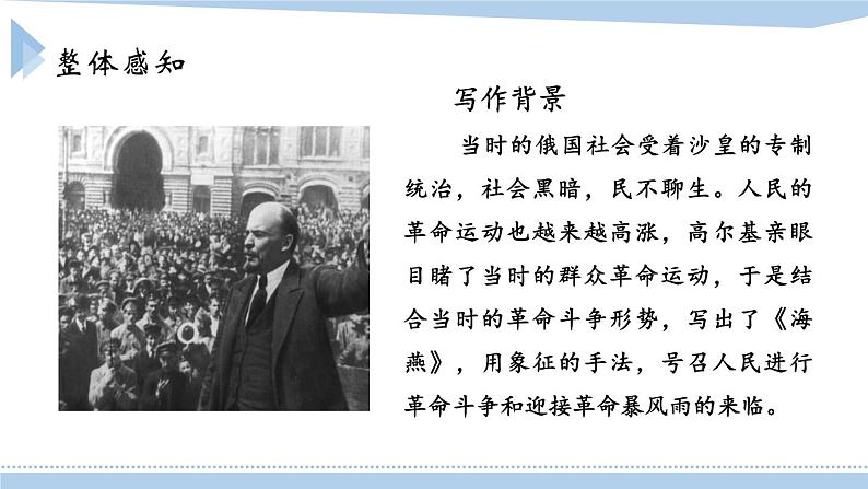 第一单元《海燕》课件1 初中语文人教部编版（五四制）九年级下册（2022）06