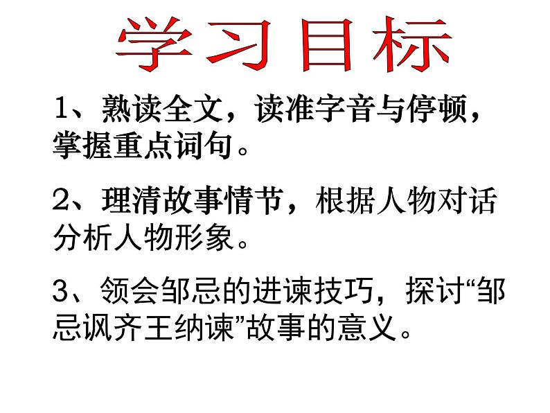 第六单元《邹忌讽齐王纳谏》课件4 初中语文人教部编版（五四制）九年级下册（2022）第3页