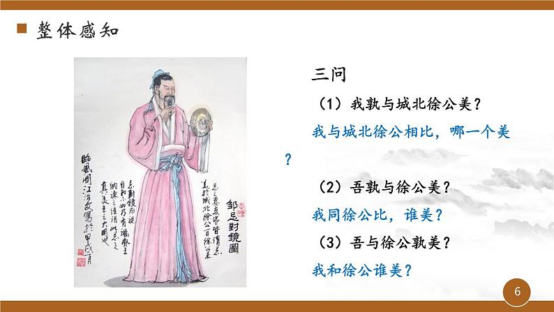 第六单元《邹忌讽齐王纳谏》课件1 初中语文人教部编版（五四制）九年级下册（2022）第6页