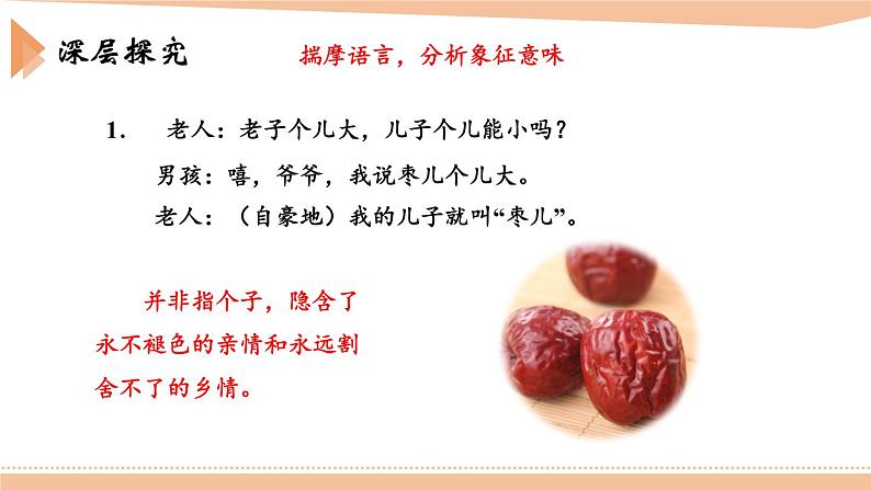 第五单元《枣儿》课件2 初中语文人教部编版（五四制）九年级下册（2022）08