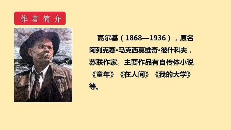 人教语文 9年级下册课件PPT第一单元 4 海燕（第一课时）教学课件第5页