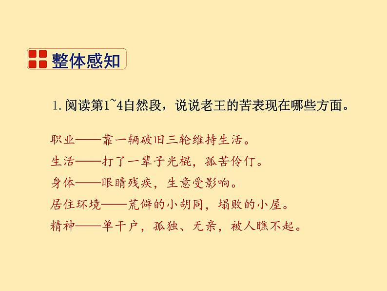 人教语文 7年级下册课件PPT11  老王第8页