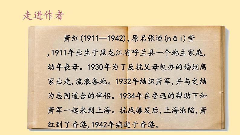 人教语文 8年级下册课件PPT人教语文 7年级下册课件PPT3《回忆鲁迅先生》（节选）05