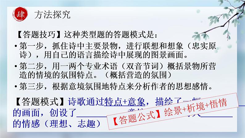 诗歌鉴赏之意境课件2022年中考语文二轮复习第7页
