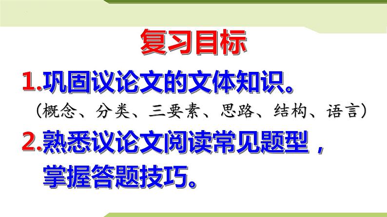 2022年中考语文专题复习-议论文阅读课件（共60页）第3页