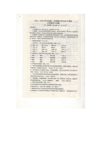 山东省嘉祥县2021-2022学年七年级下学期期中考试语文试题（有答案）