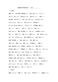 2022年中考语文专题复习-易错读音汇总