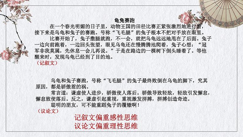 2022年中考作文指导：议论文写作中论据与论点的融合——议论文写作专题（共51张PPT）03