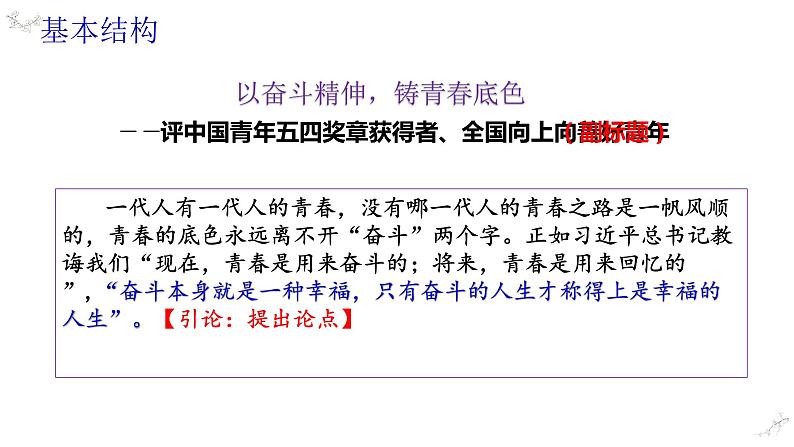 2022年中考语文写作指导备考：议论文写作结构之如何谋篇布局课件（共29张PPT）06