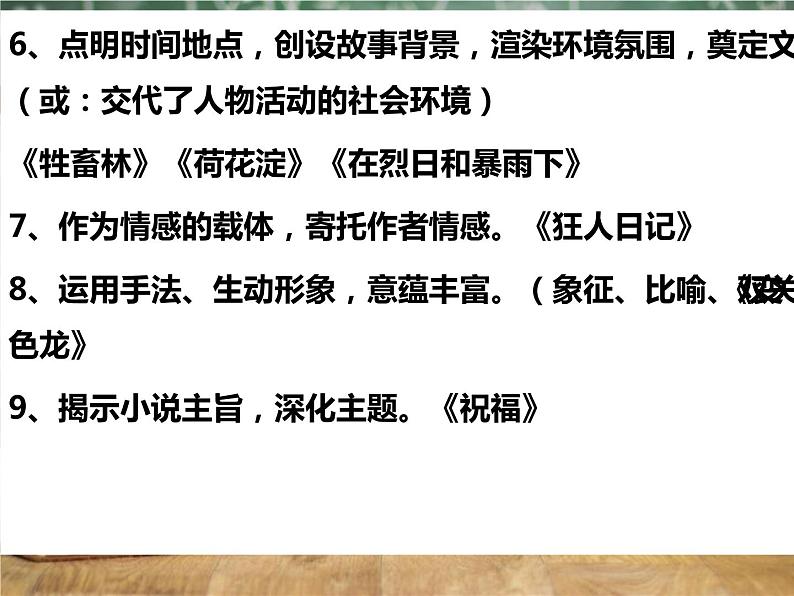 《小说标题含义作用》中考复习课件07