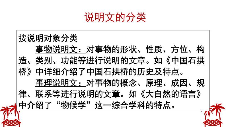 中考语文专项之说明文复习课件06