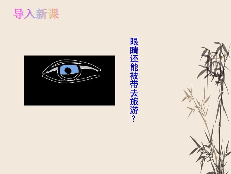 第24课《带上她的眼睛》课件部编版语文七年级下册第1页