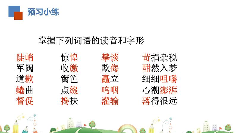 初一年级 语文 老山界课件PPT04