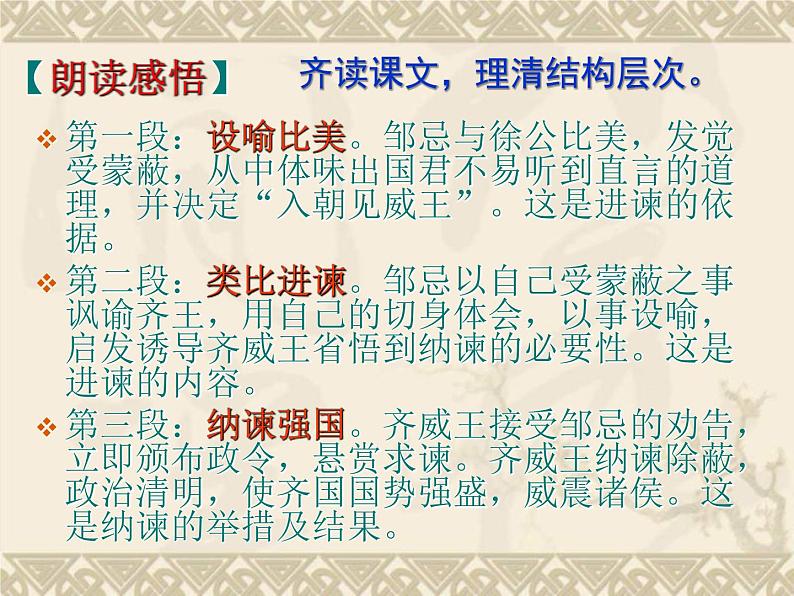 第21课《邹忌讽齐王纳谏》课件（共22页）2021-2022学年部编版语文九年级下册08