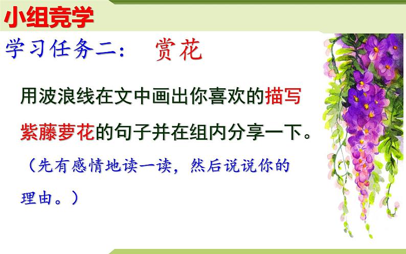 第18课《紫藤萝瀑布》课件（16张PPT）2021-2022学年部编版语文七年级下册第6页
