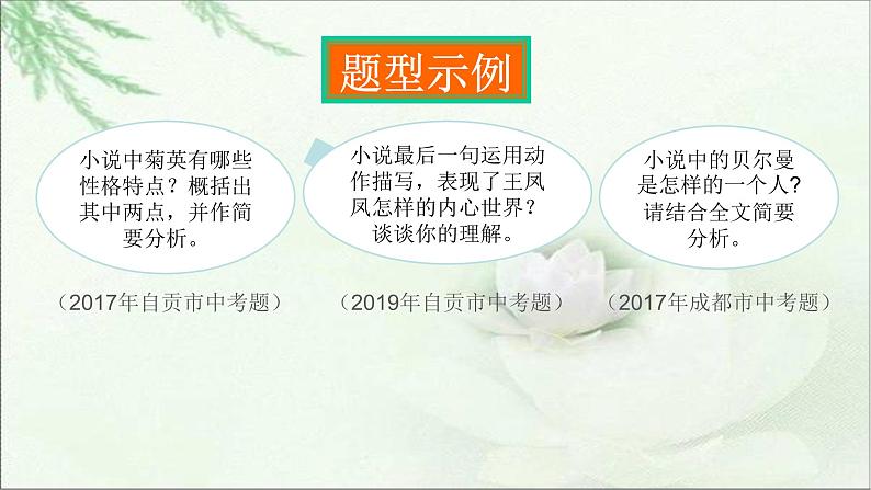 2022年中考小说阅读专题：人物形象的分析  课件（29张PPT）04