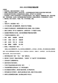 2022届宁夏省固原市重点中学中考语文押题卷含解析