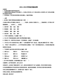 2022届南京市鼓楼区重点名校中考冲刺卷语文试题含解析