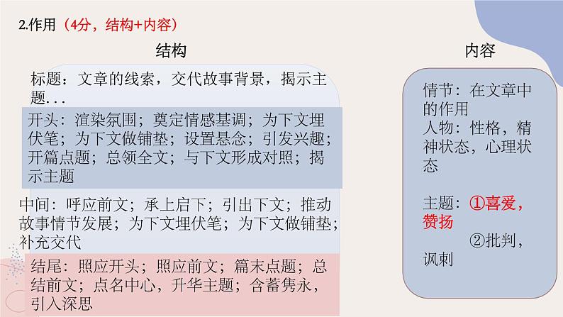 2022年中考语文专题复习-记叙文含义+拓展课件（共25页）第5页
