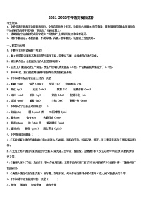 2022年广东省潮州市潮安区重点中学中考语文考试模拟冲刺卷含解析