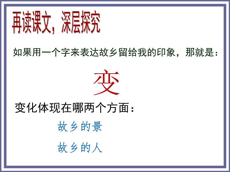 人教部编版九年级上语文《故乡》-鲁迅课件（23张PPT）第4页