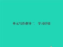 初中语文人教部编版七年级下册写作 学习抒情习题课件ppt