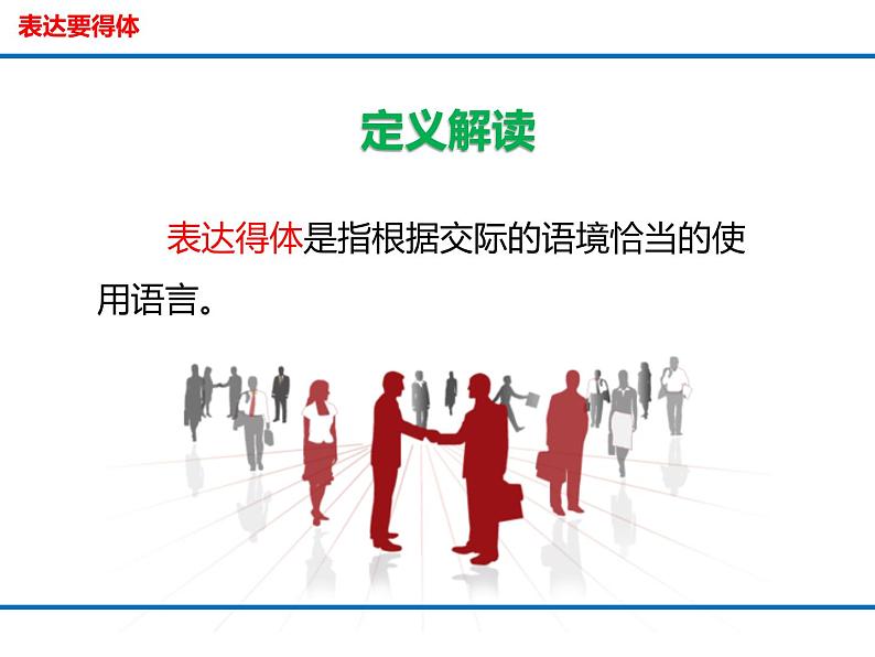 初中语文 人教课标版（部编） 八年级上册 《表达要得体》教学设计 课件08