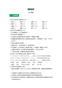 人教部编版15 驿路梨花第二课时课后测评