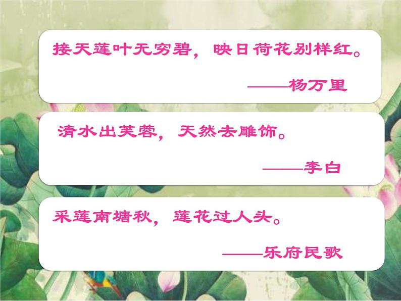 第17课《爱莲说》课件（共17页）2021-2022学年部编版语文七年级下册01