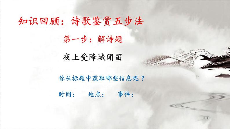 初中语文 人教课标版（部编） 七年级上册 夜上受降城闻笛 《夜上受降城闻笛》课件 课件第6页