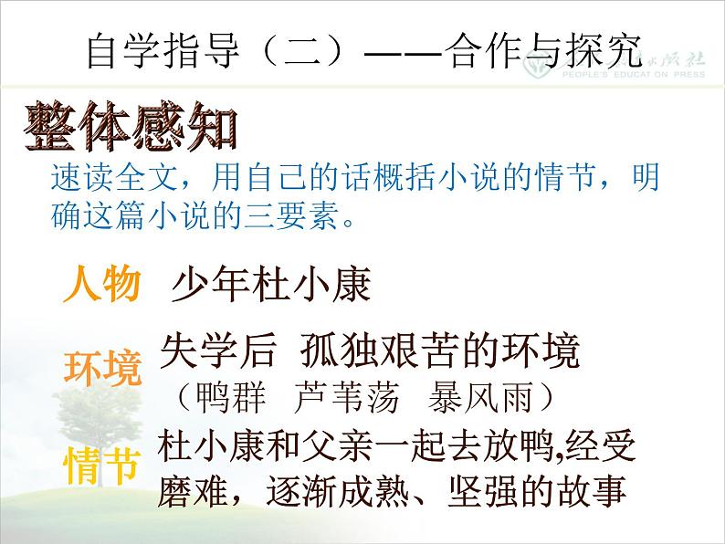 初中语文 人教课标版（部编）九年级上册 16 孤独之旅《孤独之旅》  课件第3页