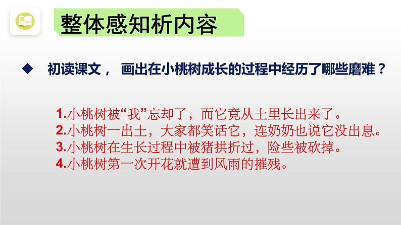 部编版七年级语文下册----19 一颗小桃树课件PPT05