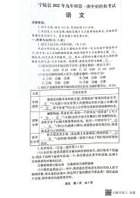 2022年河南省商丘市宁陵县中考一模语文试题
