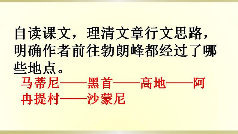 2022年人教部编版八年级语文下册第19课登勃朗峰课件08