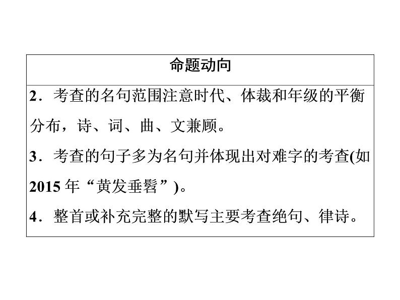 中考语文复习---- 第1部分  第1节　古诗文背诵默写 (1)课件PPT第4页
