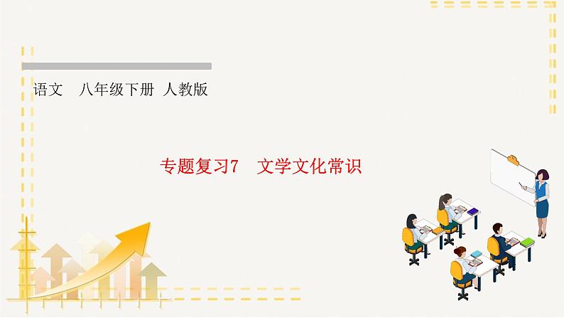 部编版语文八年级下册  专题复习7 文学文化常识（课件PPT）第1页