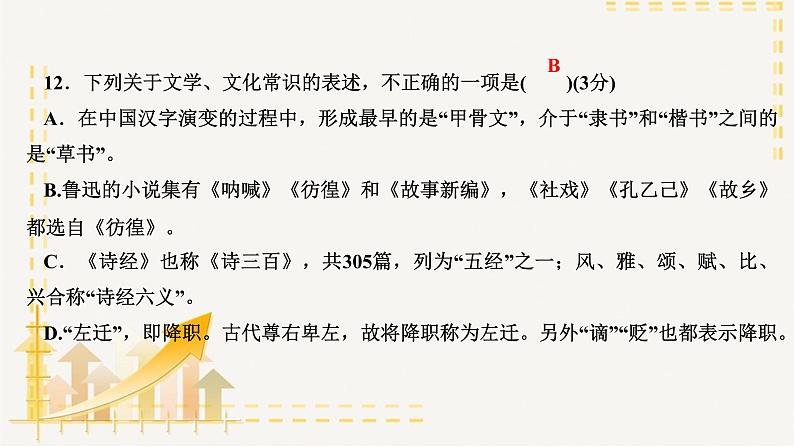部编版语文八年级下册  专题复习7 文学文化常识（课件PPT）第5页