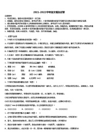 北京市通州区2021-2022学年中考语文模试卷含解析