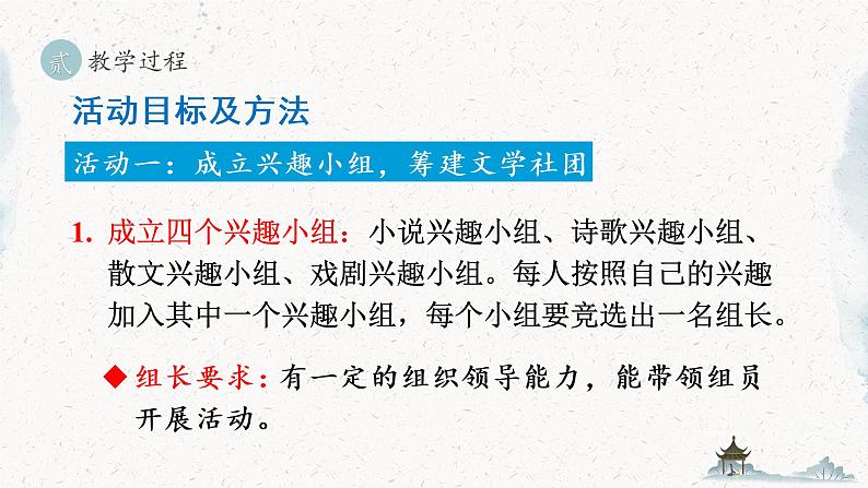 统编版七年级语文上册 第6单元 综合性学习 文学部落 课件第6页