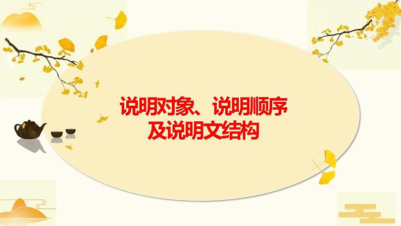 说明对象、说明顺序及说明文结构课件2022年中考语文三轮复习第1页