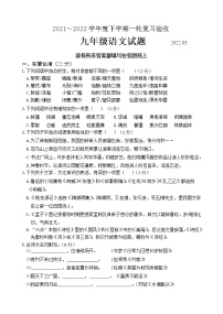 2022年山东省临沂市临沭县中考一模语文试题(word版含答案)