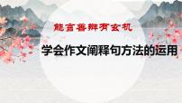 2022年中考语文复习备考专项：写作指导-议论文阐释句方法课件