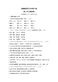部编版语文九年级下册  第二单元检测卷（含答案）