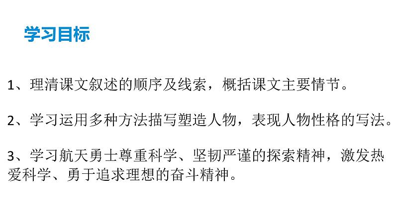 第23课《太空一日》课件（共37页）2021-2022学年部编版语文七年级下册第3页