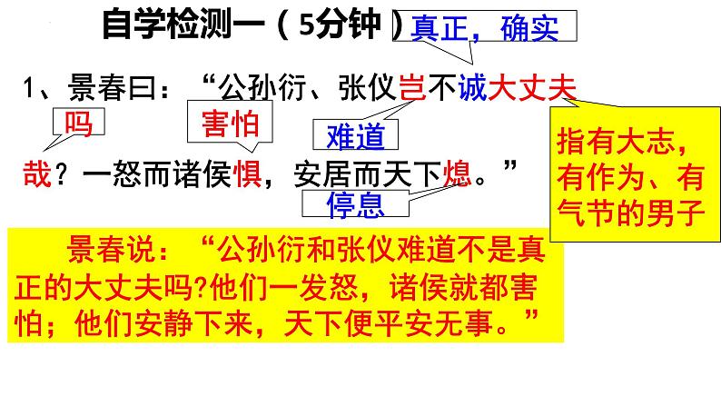 第23课《孟子三章——富贵不能淫》课件（共29张PPT）2021—2022学年部编版语文八年级上册第8页