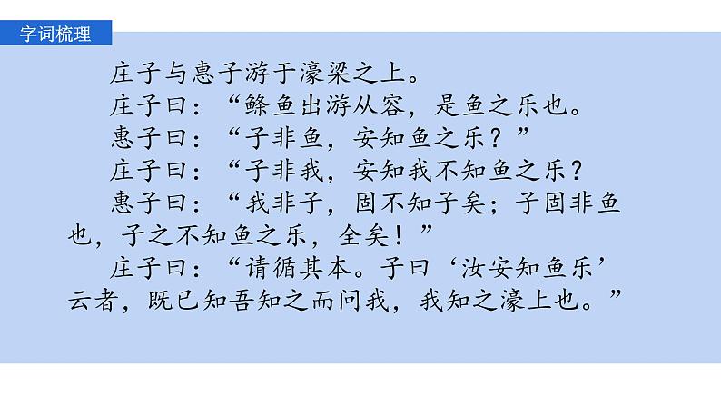 第21课《庄子二则——庄子与惠子游于濠梁之上》课件（共16张PPT）2021—2022学年部编版语文八年级下册第2页