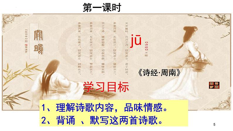 第12课《诗经》二首课件（30张PPT）2021-2022学年部编版语文八年级下册05